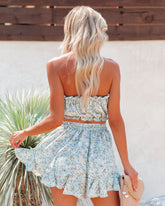 Bayou Floral Ruffle Shorts